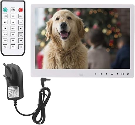 DEWIN Digitaler Fotorahmen 12HD-Multifunktions-Bewegungsmelder mit elektrischer Bewegungserkennung und Fernbedienung Stil Plug DEWIN Digitaler Fotorahmen 12HD-Multifunktions-Bewegungsmelder mit elektrischer Bewegungserkennung und Fernbedienung Stil Plug