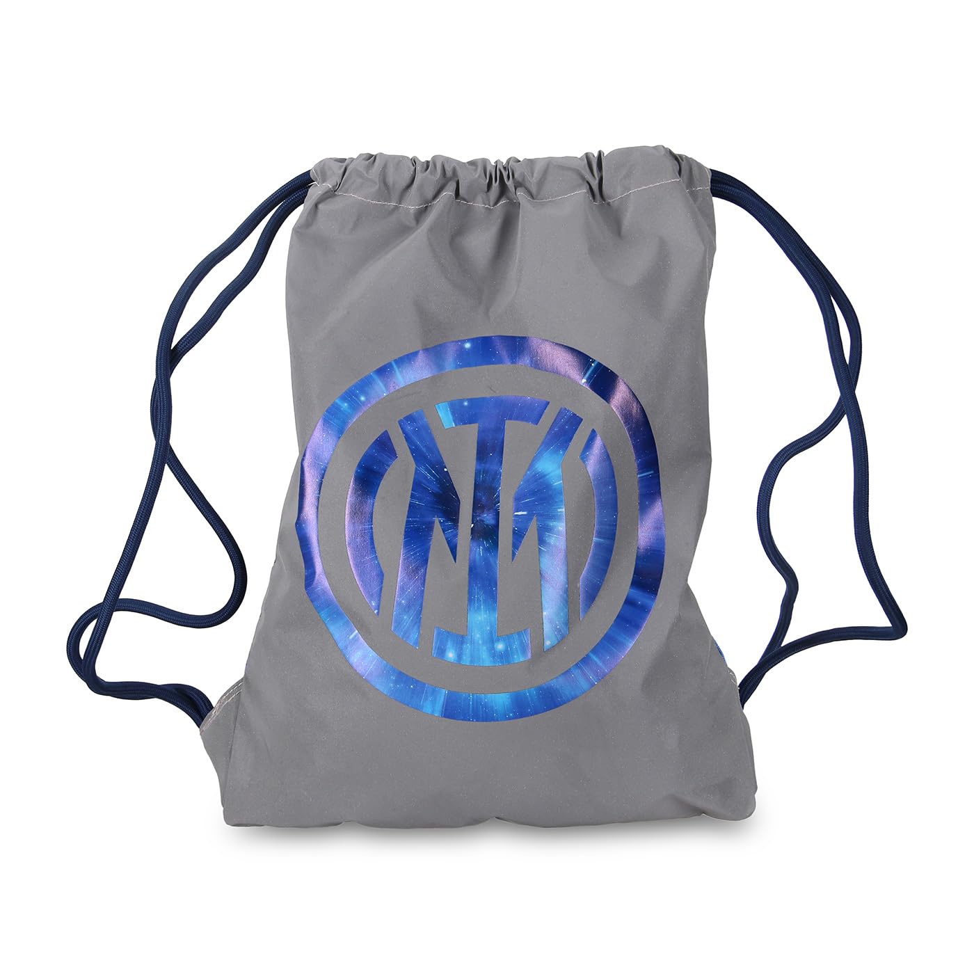 FC Internazionale Milano S.p.A. Sacca Sportiva per Ginnastica, Scuola, Spiaggia, Sport, Mare e Viaggi, Gymsack per tutti i Tifosi Nerazzurri, Galaxy Collezione
