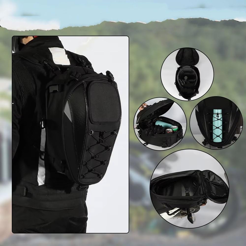 Baúl Moto Bolsa Trasera Motocicleta Case Baúl Moto