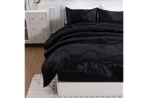 Satin Silky Soft Queen Comforter Set