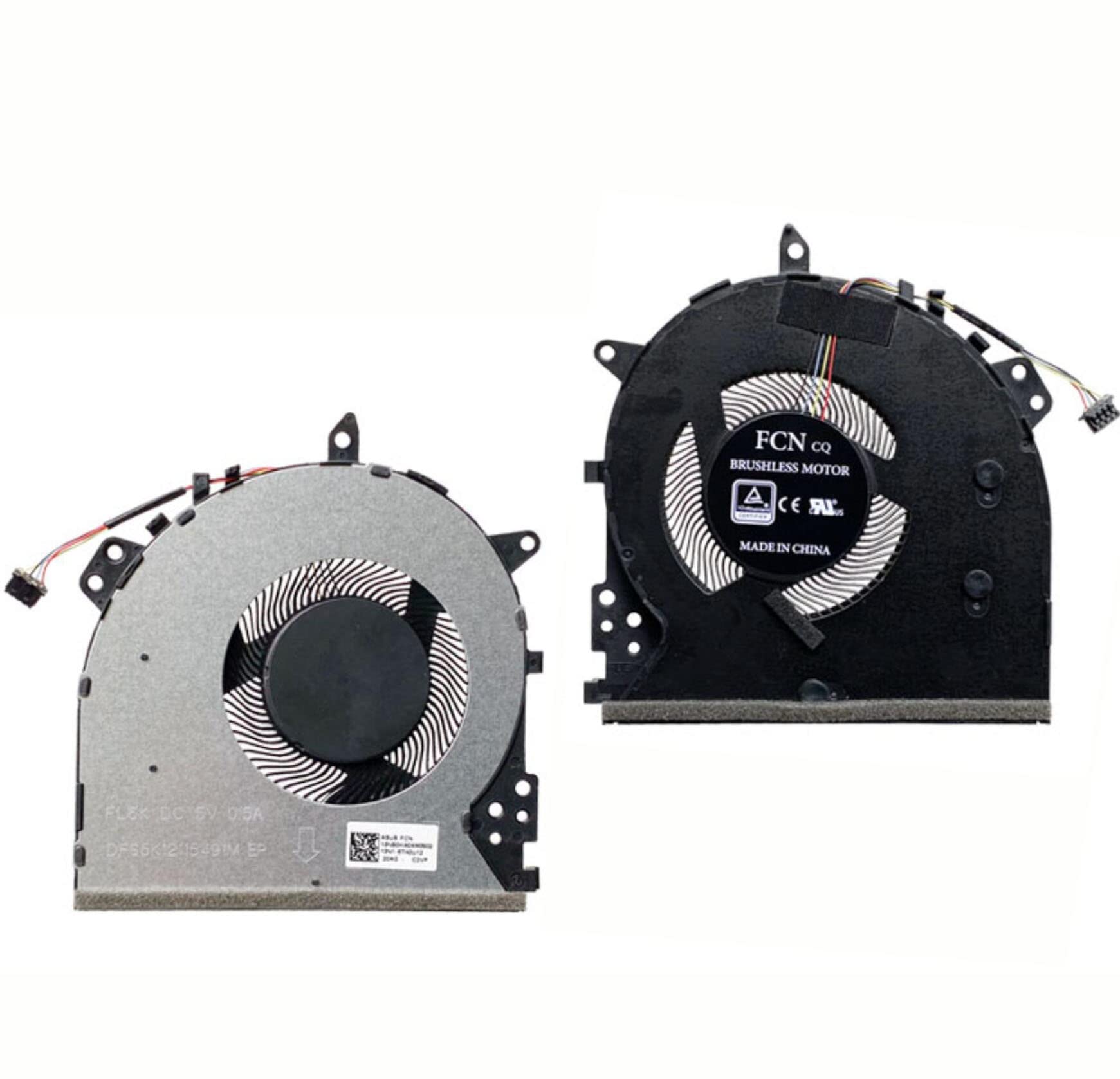 Ventilateur de refroidissement de processeur de rechange pour Asus VivoBook Y5100U X512 X512U X512UF X512UA X512FA F512 F512U F512D F512FA F512UA A512U V5000F R564D NS85C05-18L30 FL6K