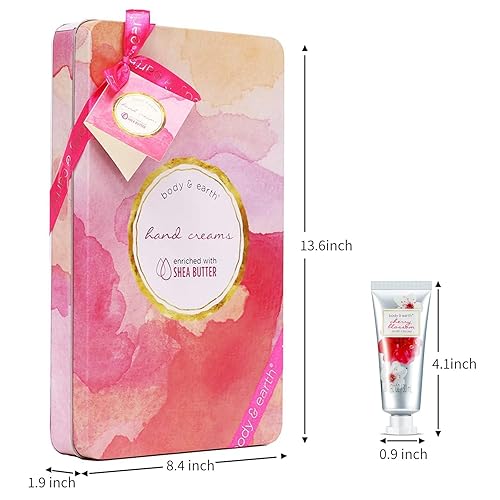 Miniatura 13 de Set de regalo de crema de manos, crema de manos para mujeres, juego de loción de manos para manos secas y agrietadas, regalo de Navidad para el día