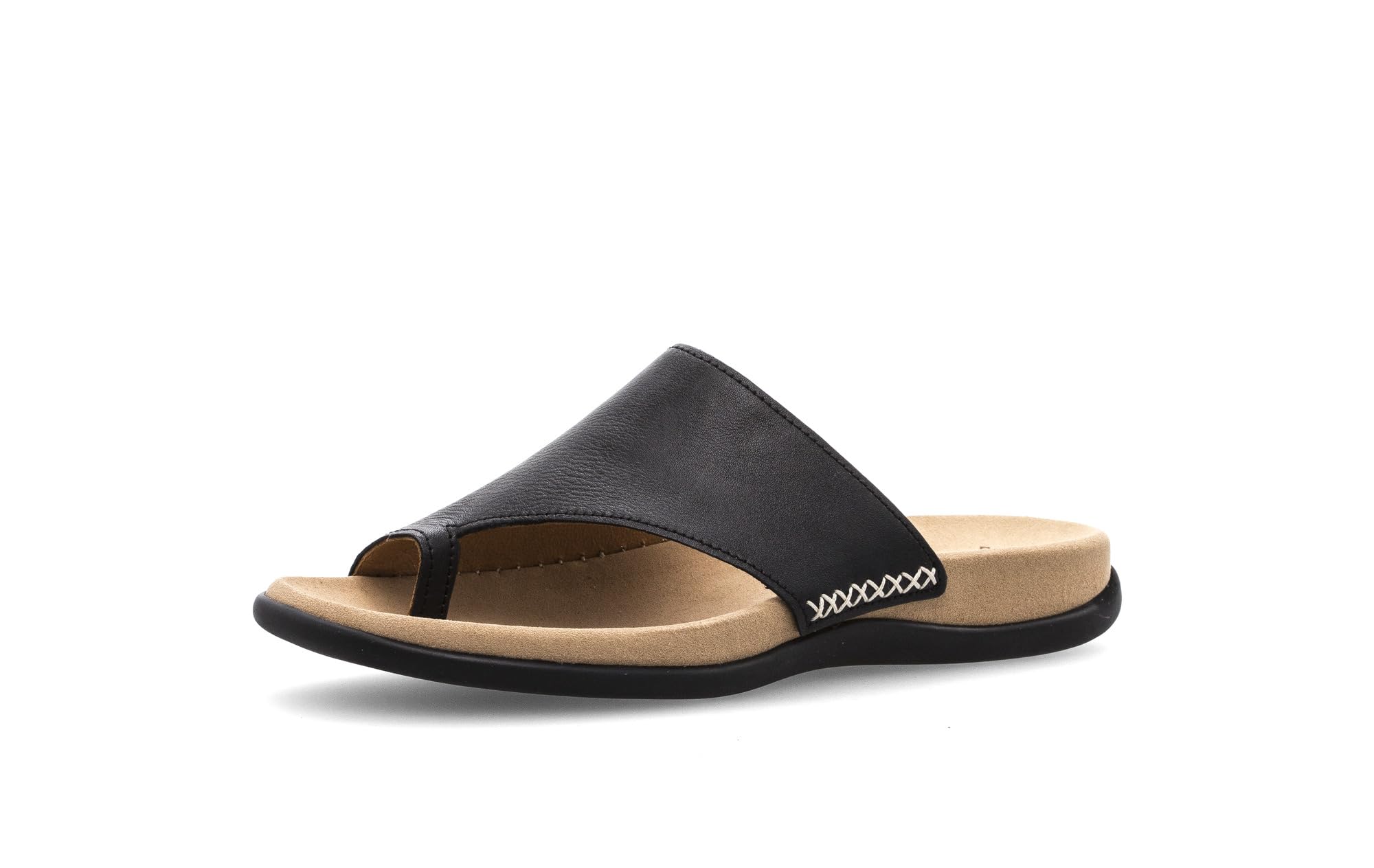 Gabor Women's Black Lanzarote Leather Mule Sandals - Uk 6