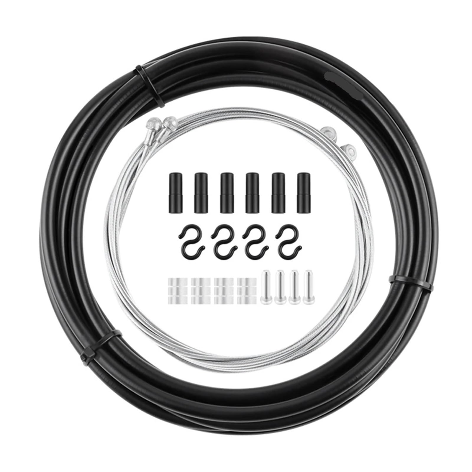 Cable Frein Velo Kit de câbles de frein de changement de vitesse de vélo Ensemble de câbles de frein de changement de vitesse de vélo Câbles de tube de transmission Accessoires de fil(Bike Brake Cable