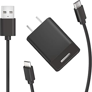 6Ft Fast Charger Fit for Kindle E-Reader 2 3 4 5 6 7 8 9 10 11,All Kindle Paperwhite,Oasis,Voyage,Kindle Touch,DX,Keyboard,Kids Edition(with 6Ft Micro USB & USB C)