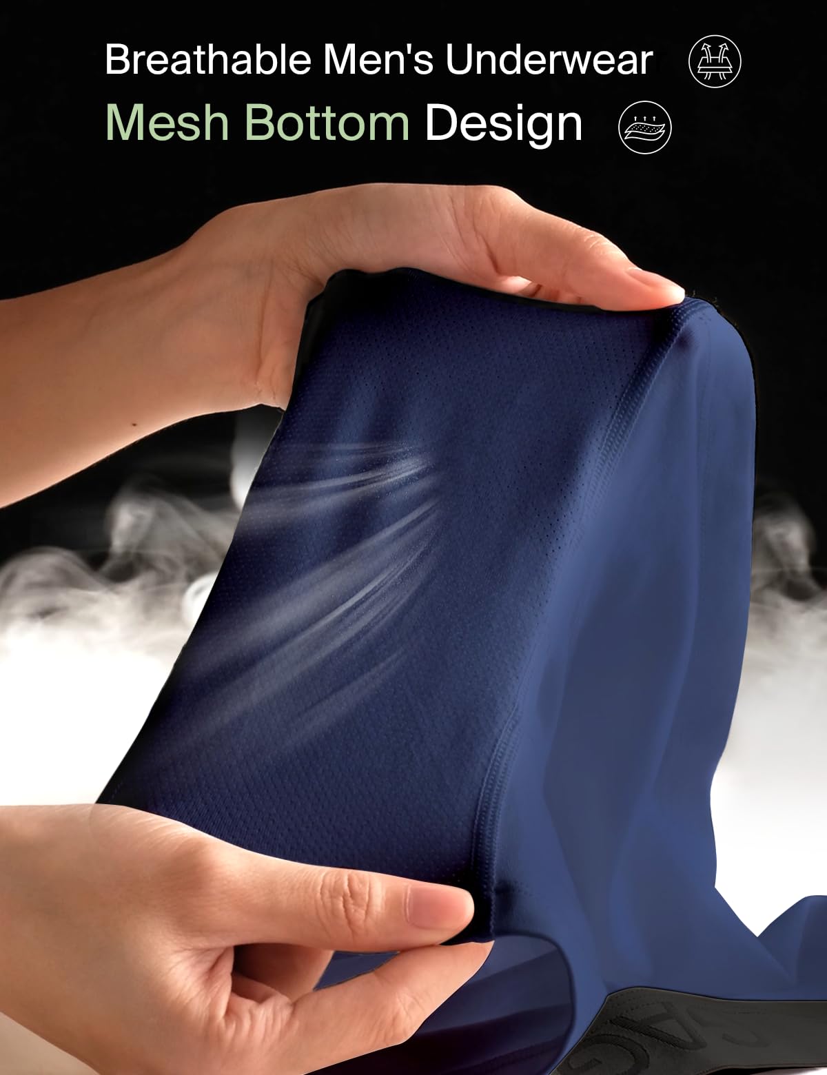 GAGLI® Boxer da Uomo, Pantaloni Traspiranti da Uomo, Boxer da Uomo in Cotone Modal, Pantaloni Morbidi da Uomo con Fascia Elastica in Vita, Boxer da Uomo Traspiranti in Confezione da 3 Pezzi