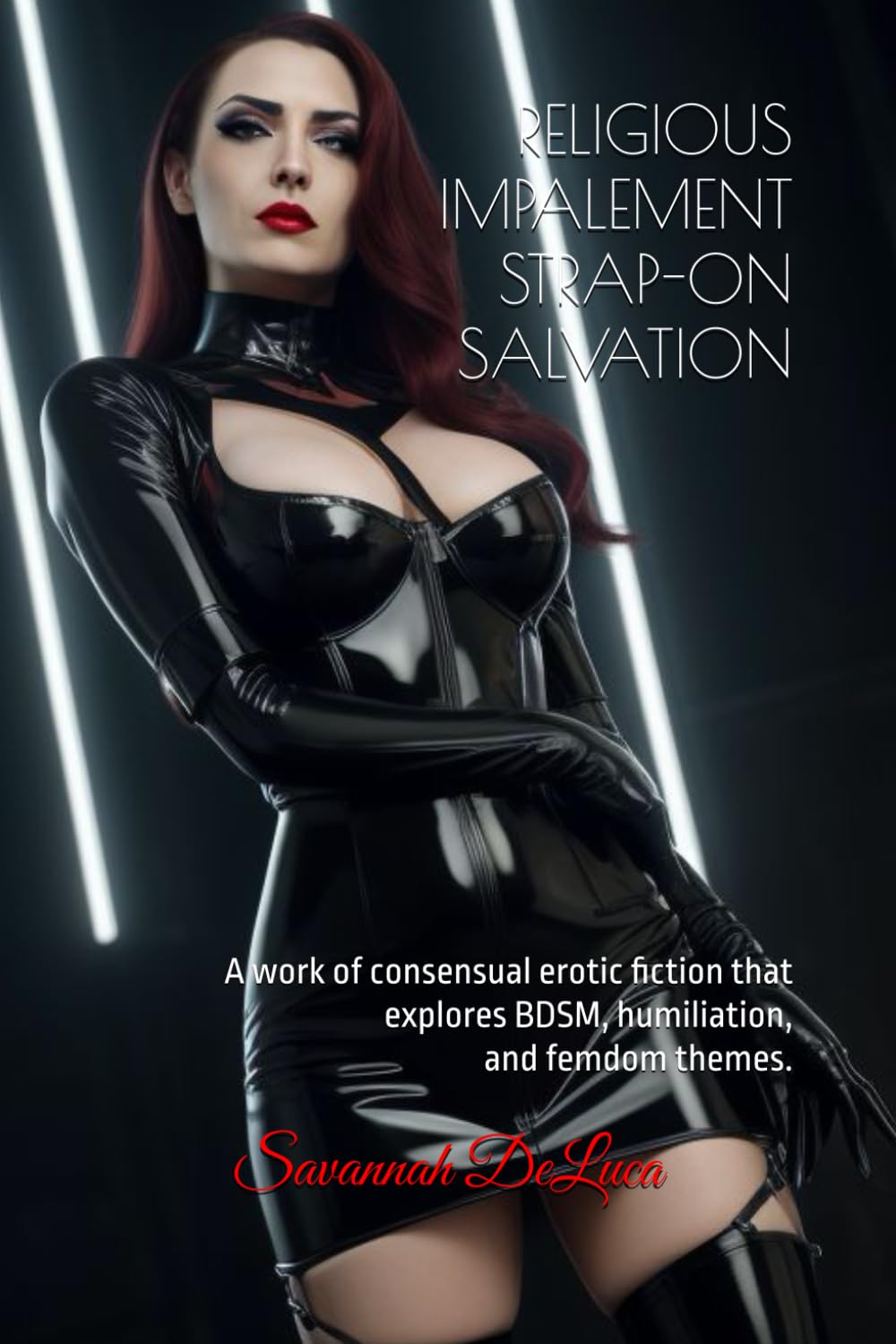 RELIGIOUS IMPALEMENT STRAP-ON SALVATION: A work of consensual erotic fiction that explores BDSM, humiliation, and femdom themes.