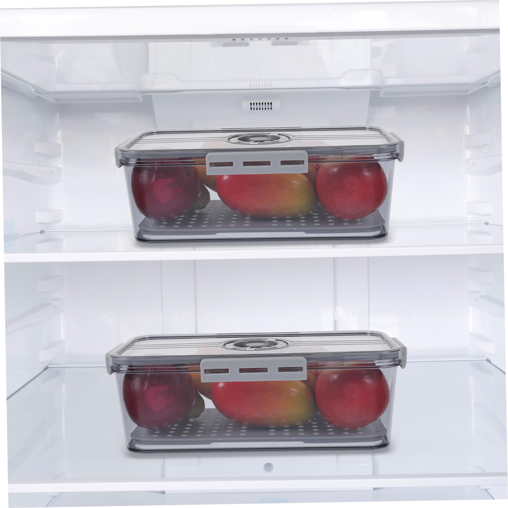 SOLUSTRE Organizador De Refrigerador Contenedores Herméticos De Almacenamiento De Cocina De Contenedor De Alimentos