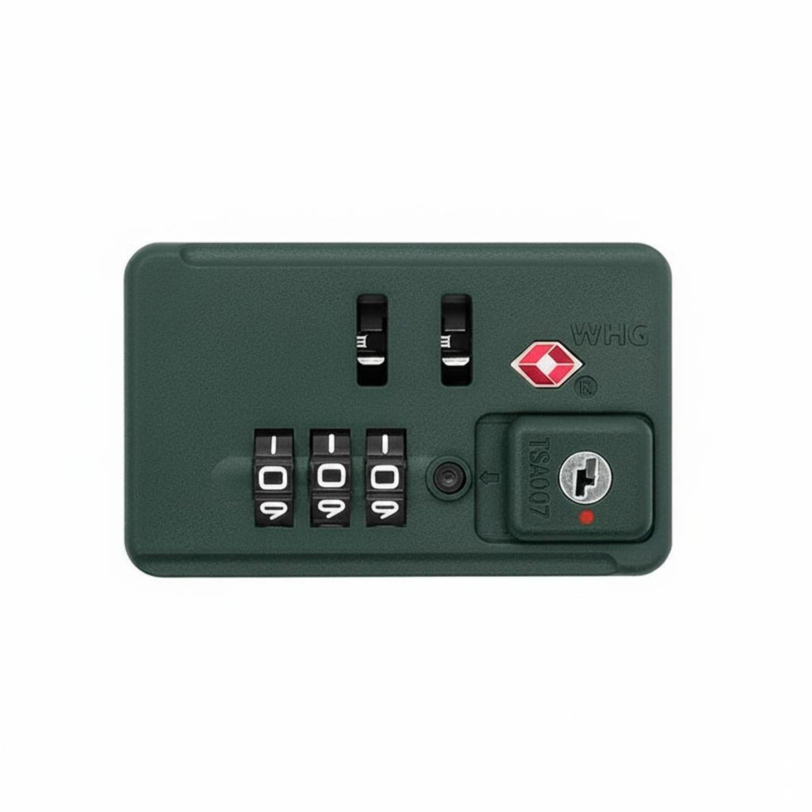 STYLEHEAVEN Keyless Convenience Airport Security Approved Combination Lock Clear-View Dials Dials Built-in Luggage Lock Inspection Indicator Travel Accessory for International Travelers, Dark Green|B-picture-29