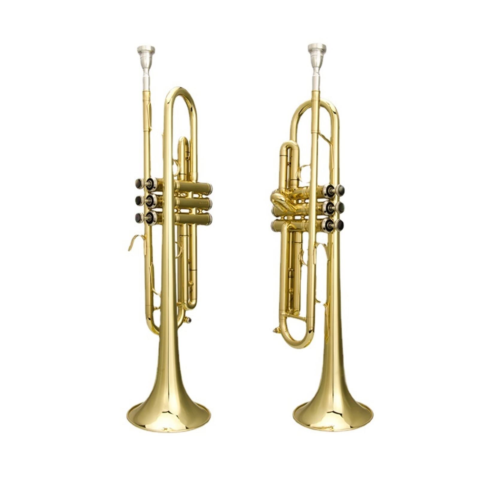 Profesjonalny Instrument Muzyczny Trąbka Dla Początkujących Dzieci Dorosły Spadający C Lakier Złoty Trąbka Instrument Orkiestrowy Student Trąbka