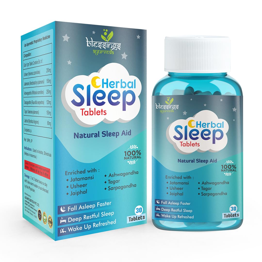 Sleep Tablets/Sleeping Pills Blessings Ayurveda Herbal Sleeping