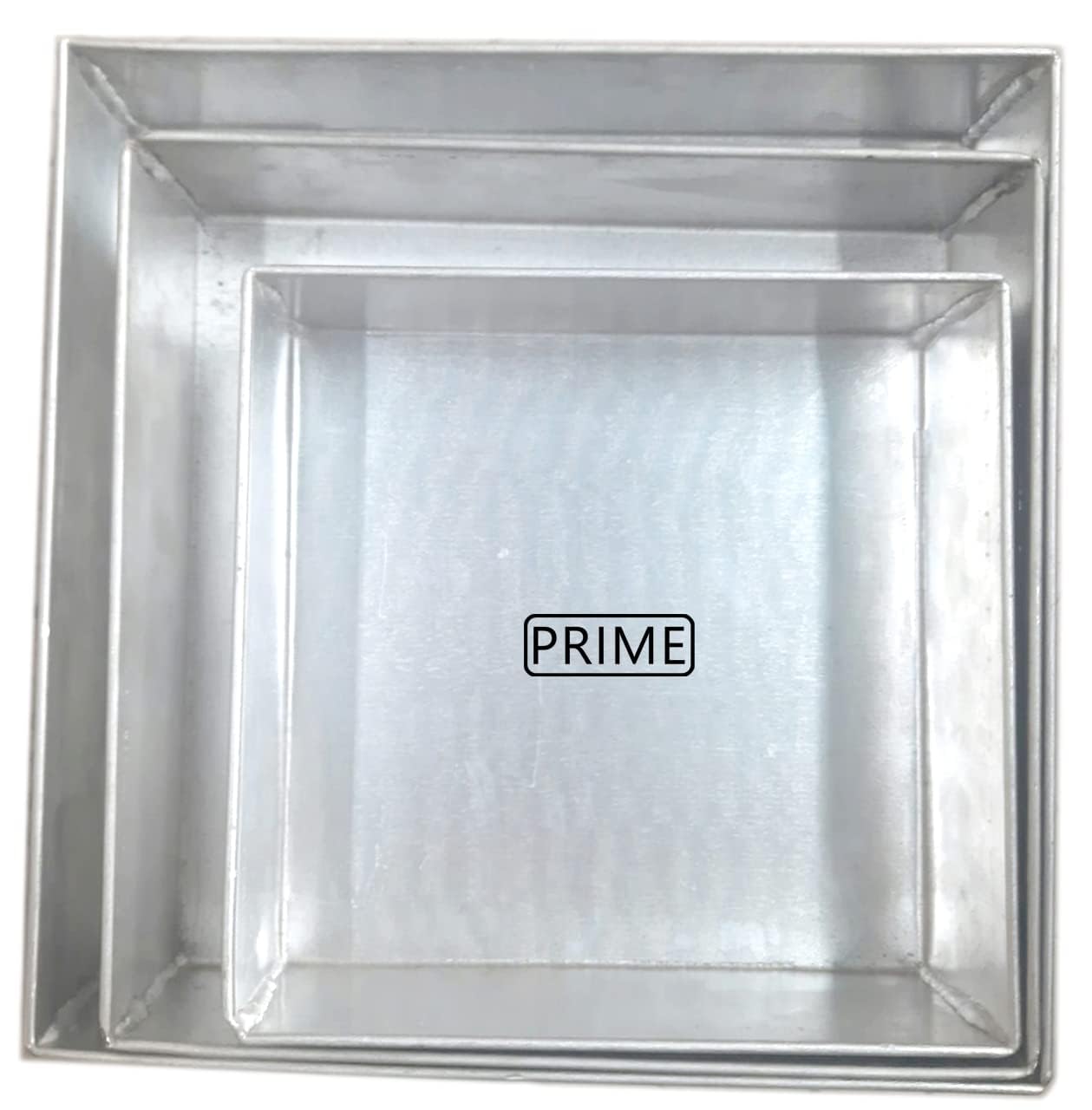 Aluminum Square Cake Tray - 4 Inch Baking Mould -10