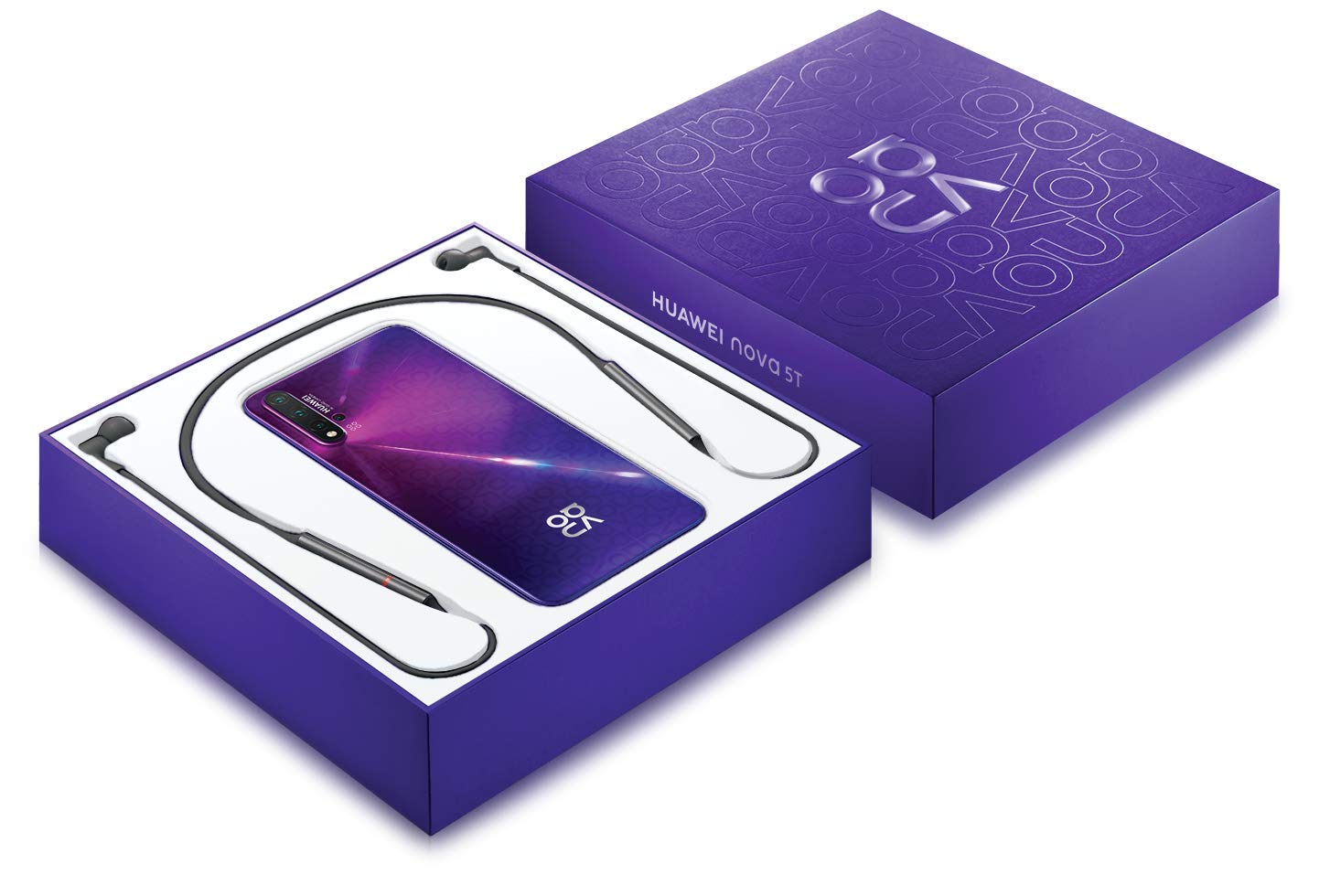 Huawei Nova 5T Dual SIM - 128GB, 8GB RAM, 4G LTE, Purple