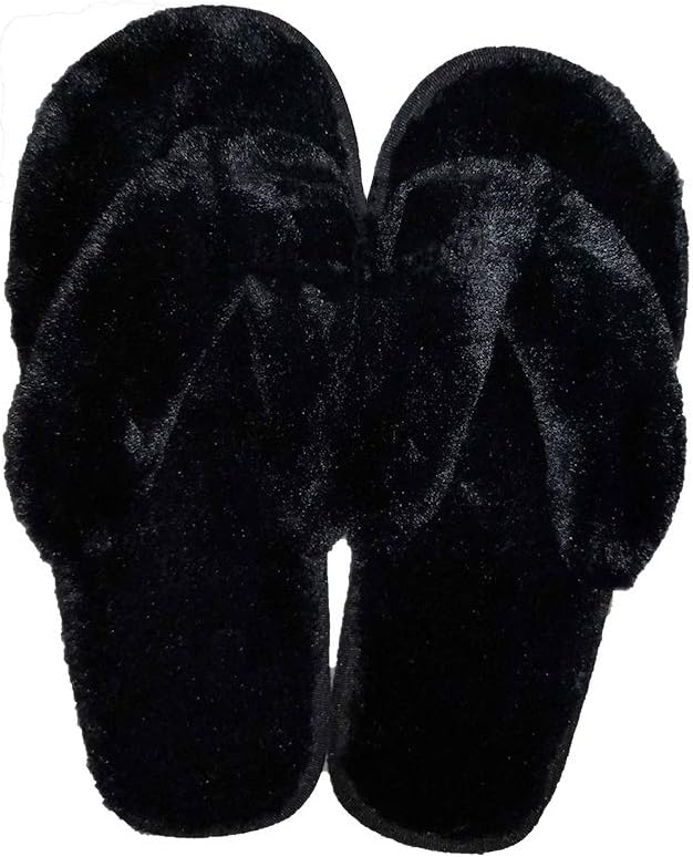 Women's New Plush flip-Flop Indoor Slippers Thong Slipper