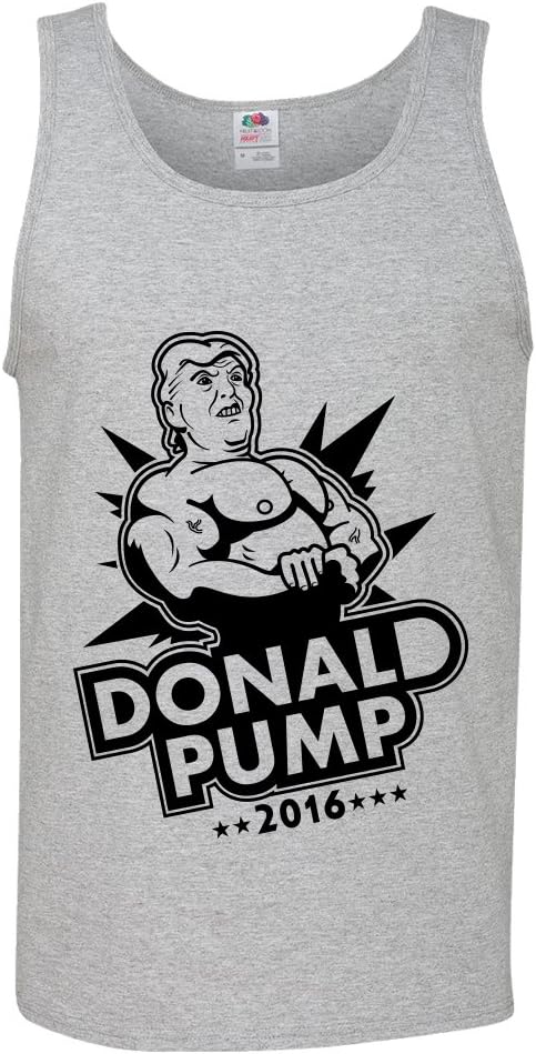 Donald Pump 2016 Donald Trump Workout Tank Top Muscle Tank Medium Heathered Gray