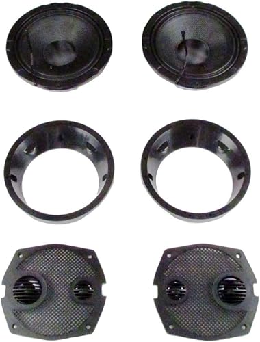 J&M Audio Rokker XXR - Altavoces frontales de 6.71 pulgadas para modelos Harley-Davidson Electra Glide, Street Glide y Trike 1998-2013 -