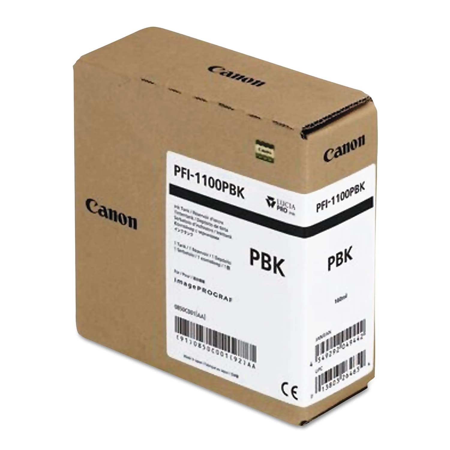 CANON PFI-1100 Tinte Foto schwarz Standardkapazität 160ml 1er-Pack iPF Pro2000/4000/4000S/6000S