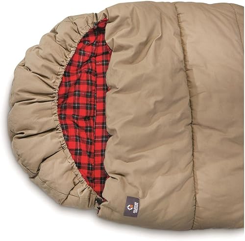 Miniatura 3 de Guide Gear Saco de dormir para adultos, clima frío, invierno, senderismo, campamento, cazador, lona, -30 grados