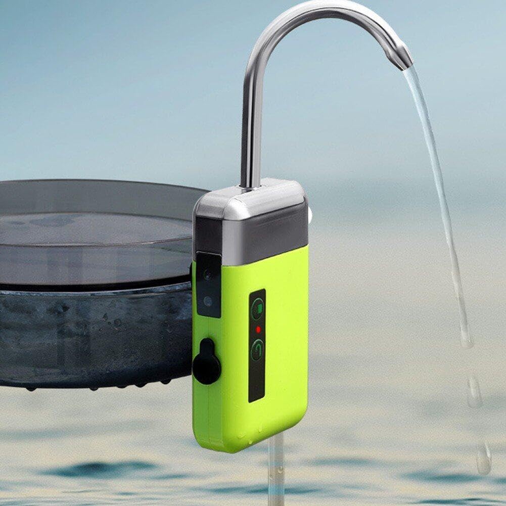 Pompa Ad Aria Per Acquario E Pesca | 3 Modalità | Luce LED | Tripla Filtrazione | Portatile - Foto 8
