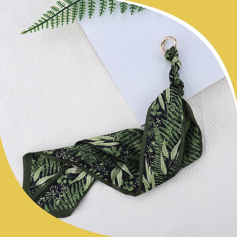 Silky Satin Bow Key Chain for Women Handbags Purse Bowknot Keychain for Ladies Bag Pendant - Image 3