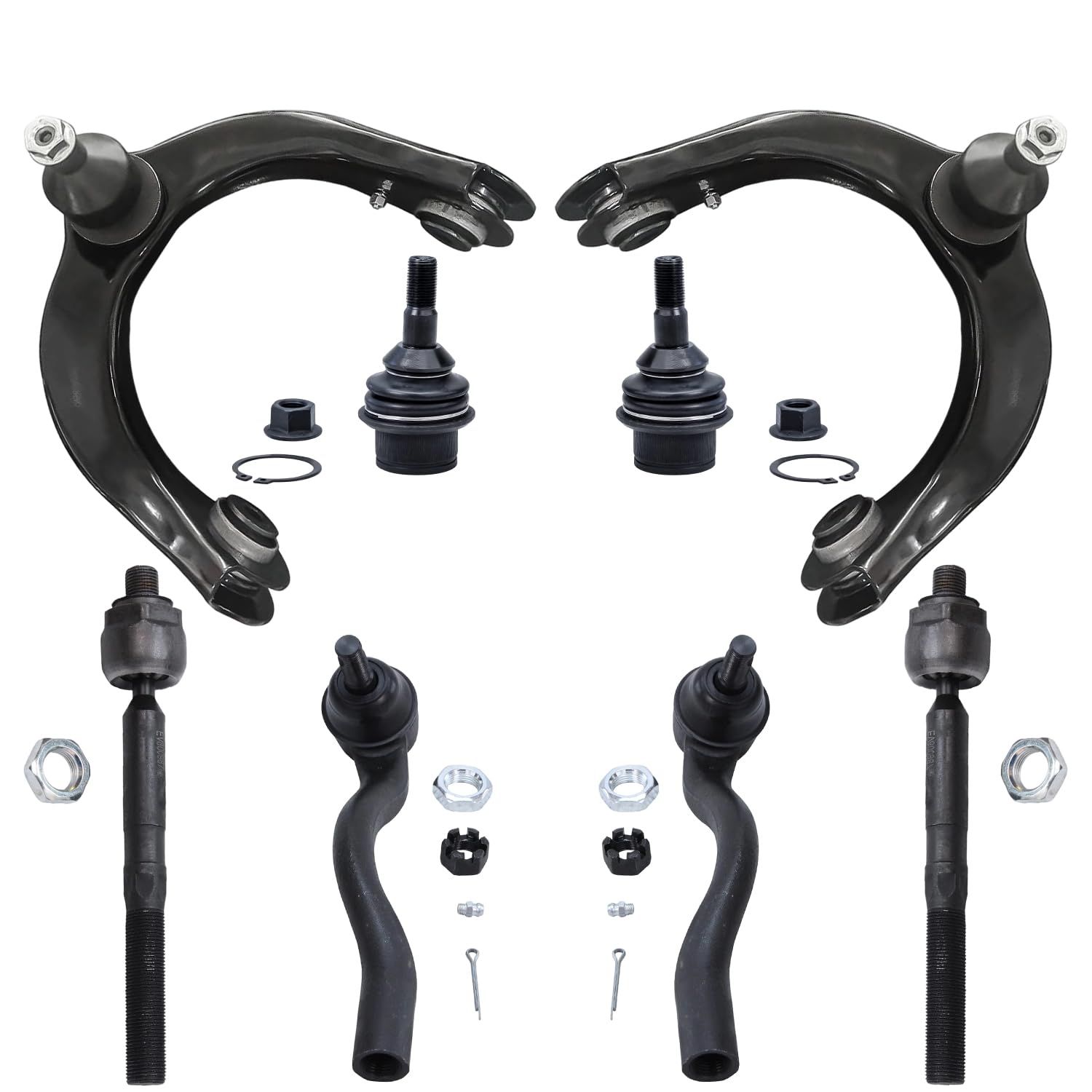 Detroit Axle - 8pc Front End Control Arms Kit for 11-15 Jeep Grand Cherokee
