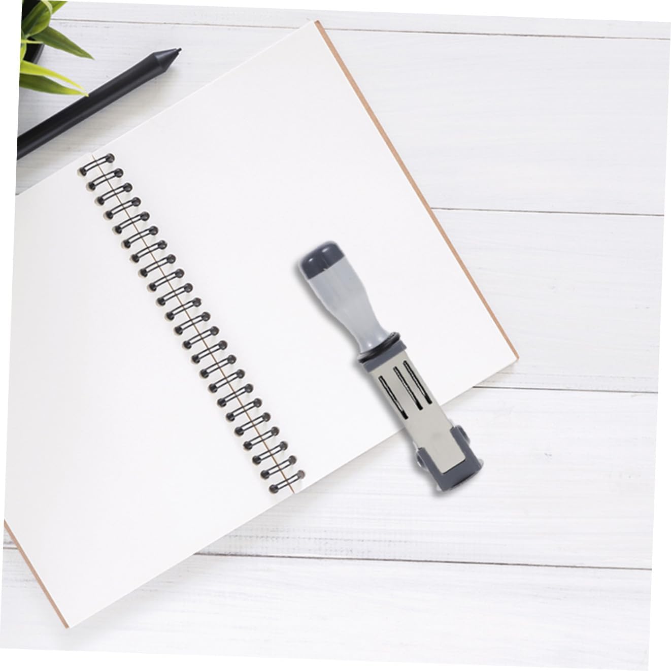 Portable Date Stamper Handle Office Accessory Smooth Surface for Paper Crafting Wood Fabric Stamping