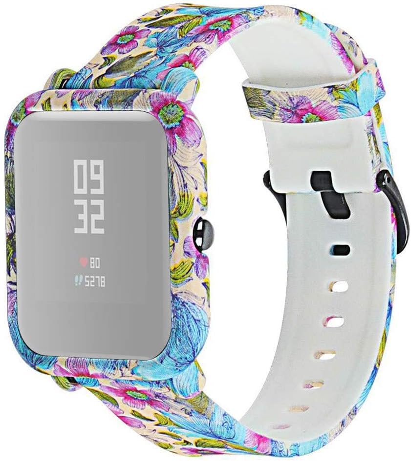 Correa de Reloj, Hanyixue Banda de Reloj Correa para la muñeca con Banda de Reloj de Silicona para Xiaomi Huami Bip Youth/Lite