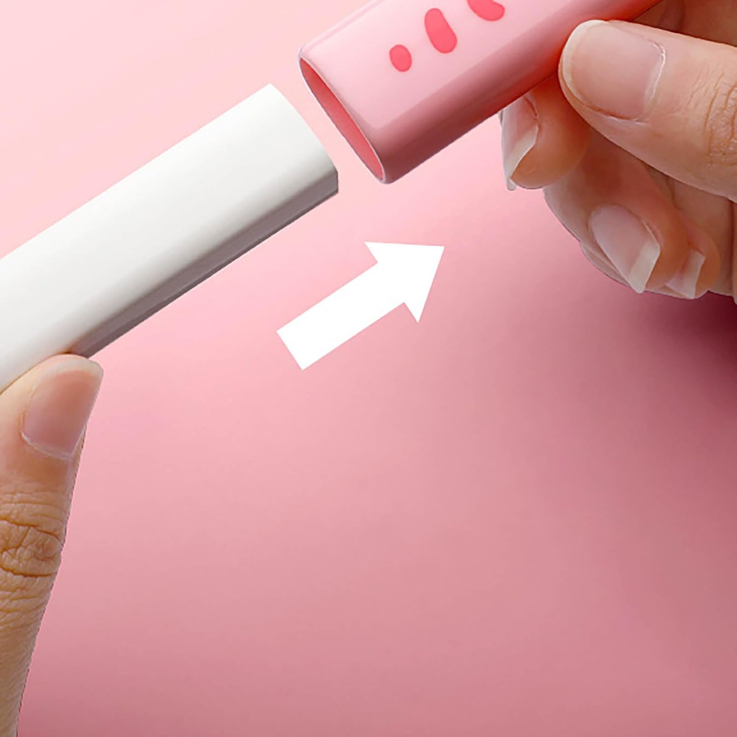 Doraking Cute Eraser, Retractable Kawaii Cat Paw Erasers for Kids, Rubber Push-Pull Eraser for Students Writing Drawing Aesthetic Erasers for School Office Supplies image 3