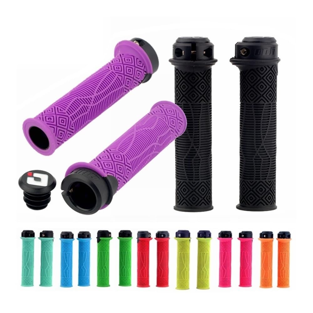 Cubiertas Manillar Puños De Bicicleta De Montaña Bloqueo 135 Mm, Puños Antideslizantes 22,2 Mm para Bicicleta De Carretera, BMX, Plegable, Piezas De Ciclismo