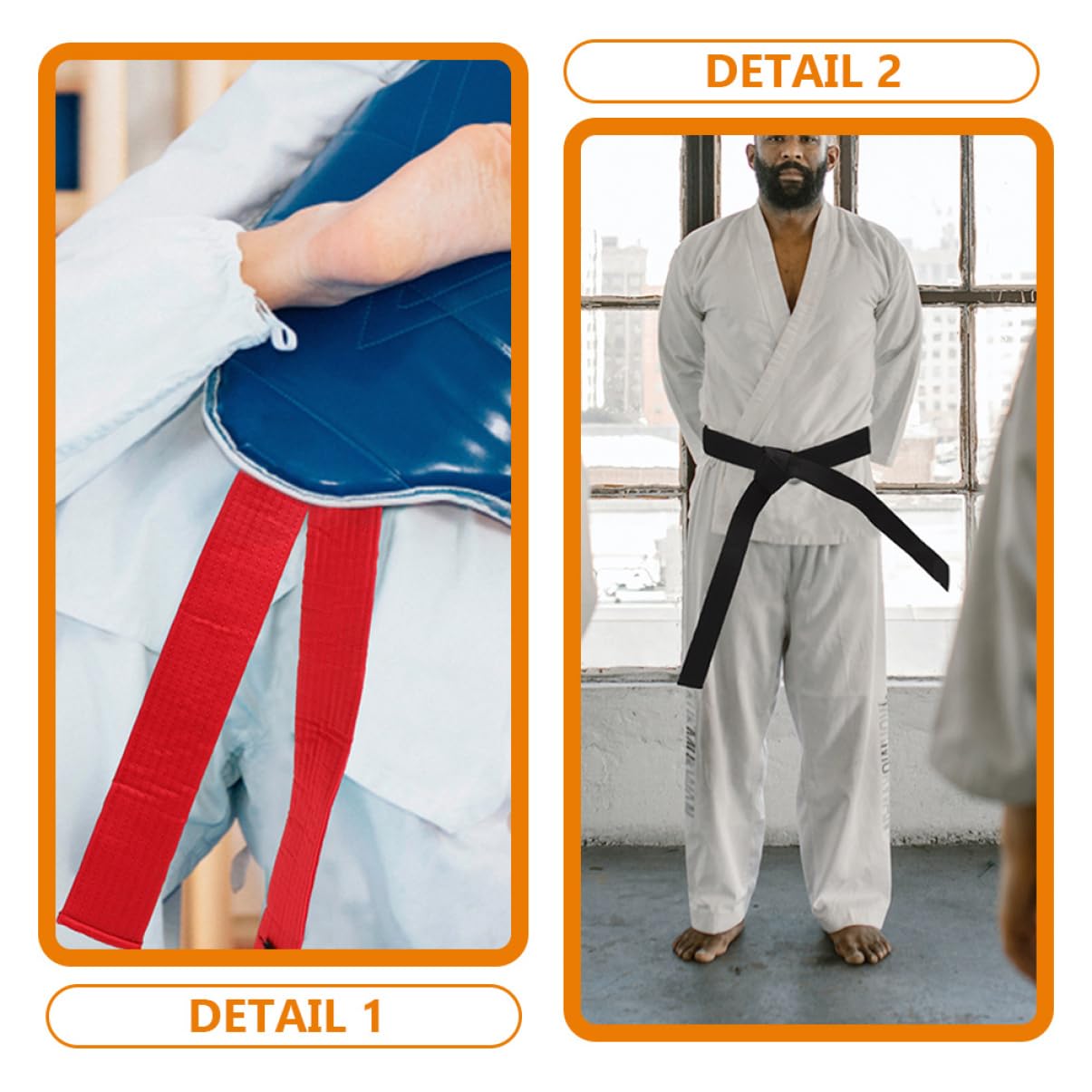 BESPORTBLE Cintura di Taekwondo Cinture Taekwondo Attrezzatura da Combattimento per Taekwondo Cintura da Boxe Equipaggiamento per L'allenamento di Karate Cintura da Karate