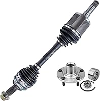 Vista 14 de Detroit Axle - Ejes CV delanteros para Chevy Trailblazer EXT Buick Rainier GMC Envoy XL XUV Olds Bravada Isuzu Ascender Saab 9-7x, 2003 2004 2005