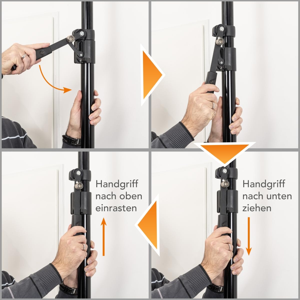 walimex Pro Autopole 220-380cm + superclamp