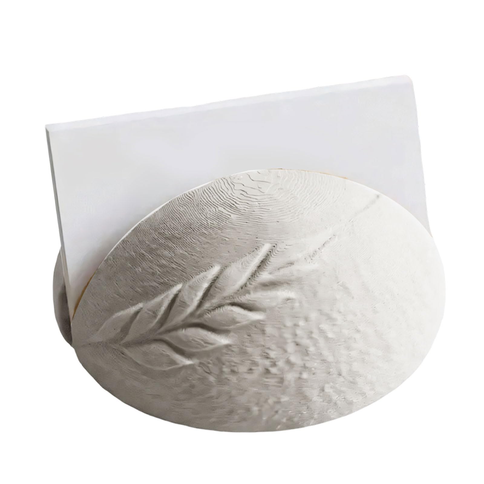 uikios 3D PrintedBread Business Card Stand 9.40X9.40X4.5CM Desktop Card Organiser Stand for Offices Desk Organization Sourdough Bread Business Ownerunique Design Owner