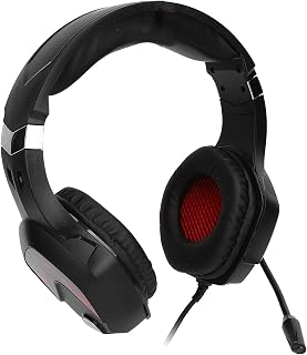 GOWENIC G316 Wired Gaming Headset, Wired Headphone LED Luminous Headset Computer Headset PC Game Headsets for Home Gaming Plug and Play