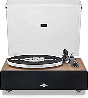 Vista 9 de Tocadiscos con altavoz, tocadiscos de vinilo con cartucho magnético para decoración del hogar y entretenimiento, tocadiscos de vinilo adecuado