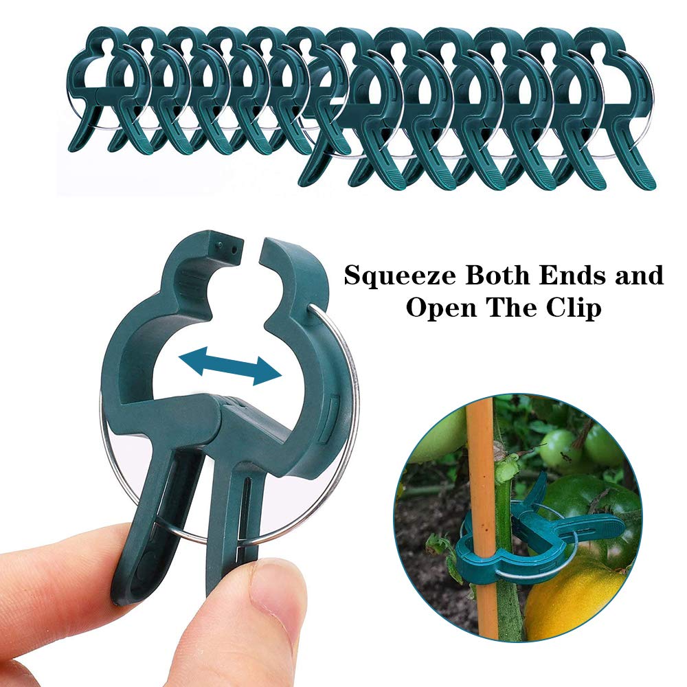 Lot De 60 Clips De Support Pour Plantes – Outil De Jardinage Doux
