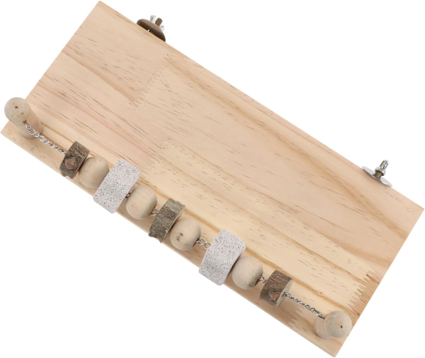 POPETPOP Springboard Molars Wooden Hamster Platform Molar Toys for Grinding Teeth Playthings