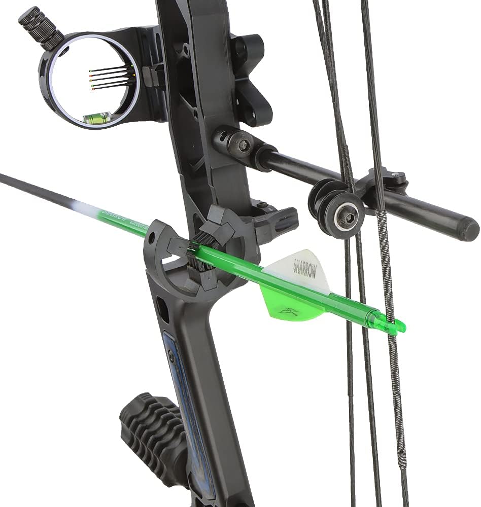 Archery Compound Bow and Arrow Set 50-70lbs Adjustable Hunting Bow 25”-30” Up to 320FPS Adult Bow Outdoor Shooting Target Practice