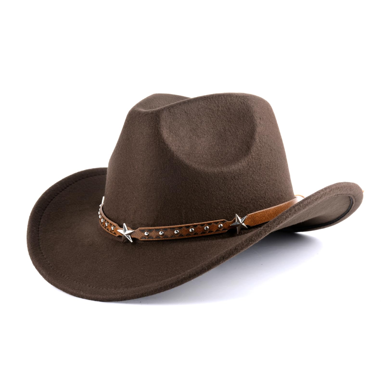Männer und Frauen Western Cowboy Hüte, Western Hüte sind Feiertagskostüme, Karneval und Mottopartys, Kaffee