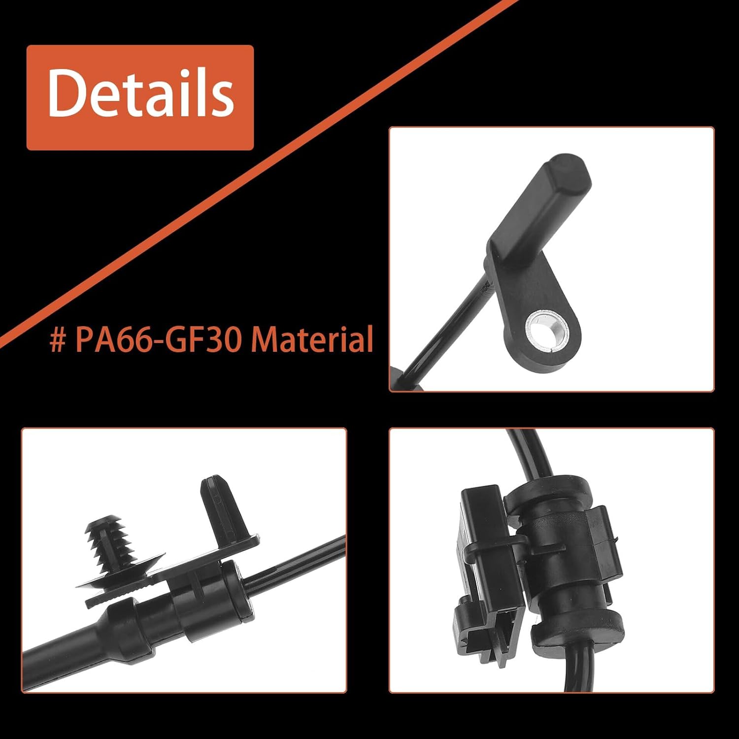 ABS Wheel Speed Sensor Compatible with RWD Models 2011 2012 2013 2014 Chrysler 300, Dodge Challenger Charger, 2 Front + 2 Rear, Left Right Driver Passenger Replace# ALS2248 ALS2295 ALS2305