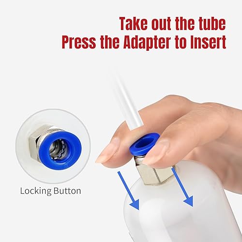 Miniatura 6 de Thorstone Bomba Extractadora de Líquido Automotriz de 500cc, Jeringa Manual para Cambio de Aceite con Manguera de Goma de 50cm y 2 Tubos de Succión