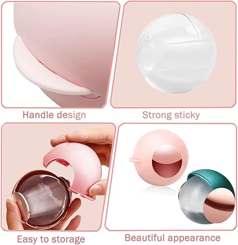 Miniatura 3 de Paquete de 2 bolas de gel reutilizables para pelo de mascotas, removedor de pelusa pequeño lavable para ropa, removedor de pelo de mascotas adhesivo