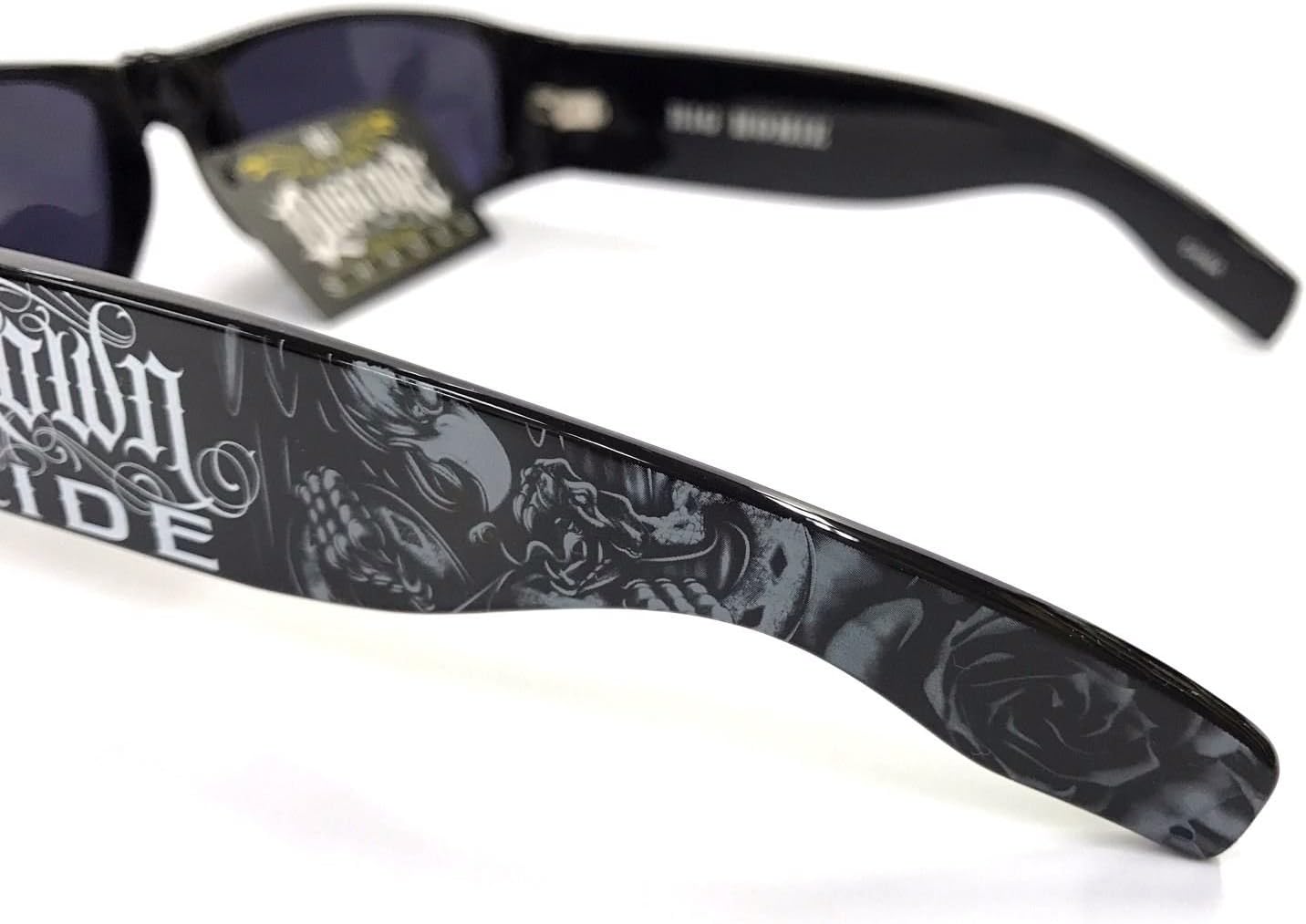 DYSE ONE Authentic Shades Brown Pride Eagle Snake Black Sunglasses California Lowrider Style