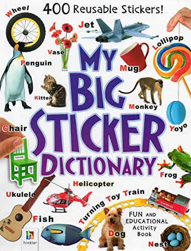 My Big Sticker Dictionary, Hinkler Fun and Educ... 1743636040 Book Cover