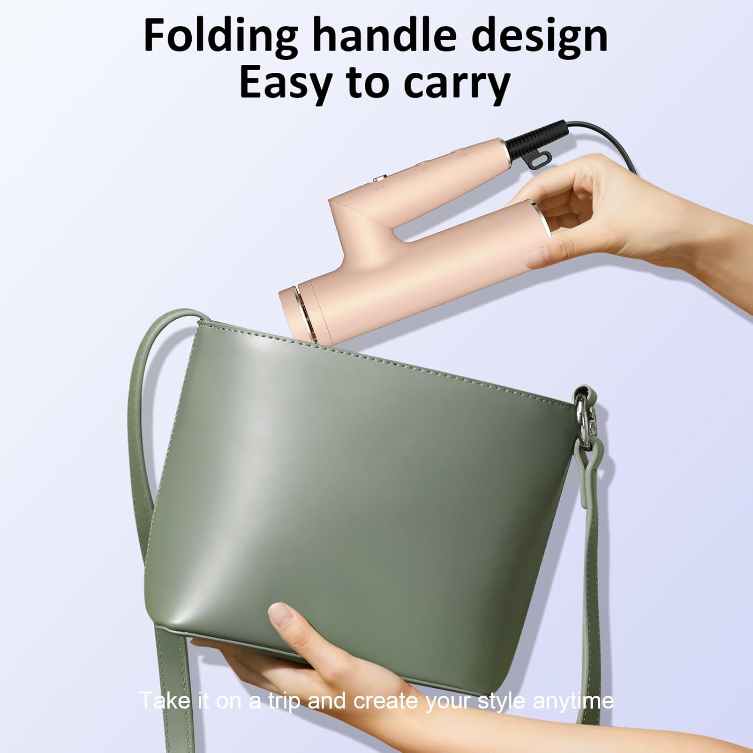 High Speed Plasma Ion Hair Dryer with Diffuser, Professional Blow Dryer 130000 RPM Brushless Motor for Fast Drying,1500W 3Temps/3Speeds Thermo-Control Lightweight Hairdryer for Women Home Travel Salon