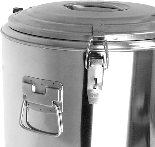 Miniatura 4 de Olla de acero inoxidable de 36 cuartos de galón térmica con dispensador comercial, olla de 19 pulgadas de alto x 16 pulgadas de profundidad,