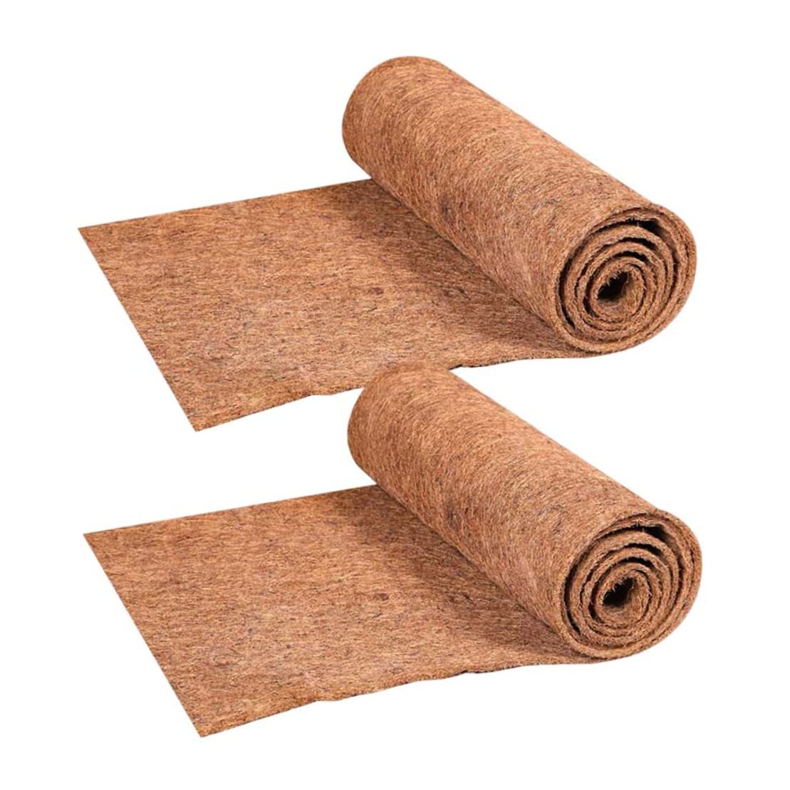 Natte de paillage en fibre naturelle robuste pour panier de pavillon et jardinière
