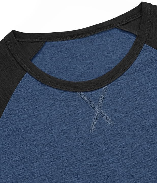 Men's Long Sleeve Shirts T Shirt Cotton Shirt Crewneck Shirts - Image 6