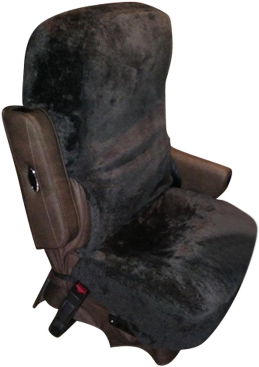 RV Motorhome Class A 100% Sheepskins Seat Covers for Flexsteel Style Seats One Pair (2 Covers) (tan)