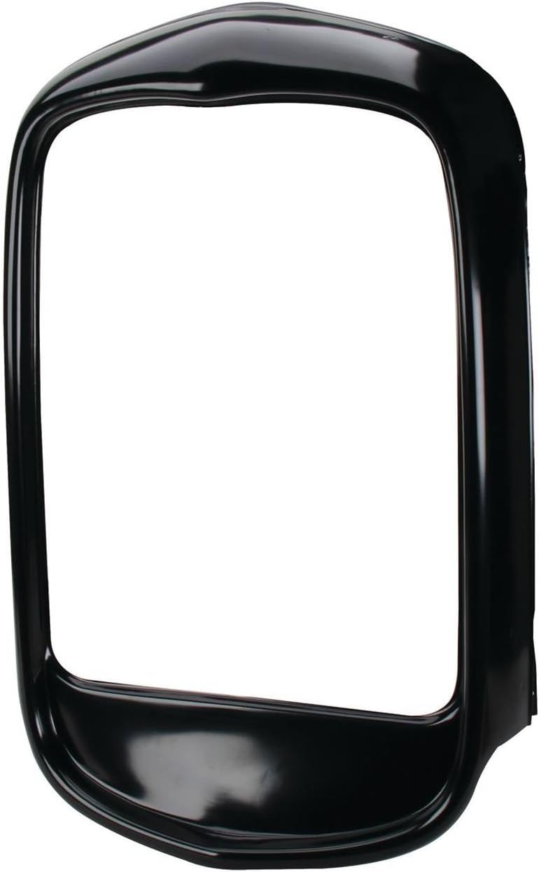 Speedway Motors Steel Rodder Radiator Grille Shell, Smooth Hot Rod Style with No Radiator Cap or Crank Hole, Black Painted, Stock Height Fit, Compatible with a 1932 Ford